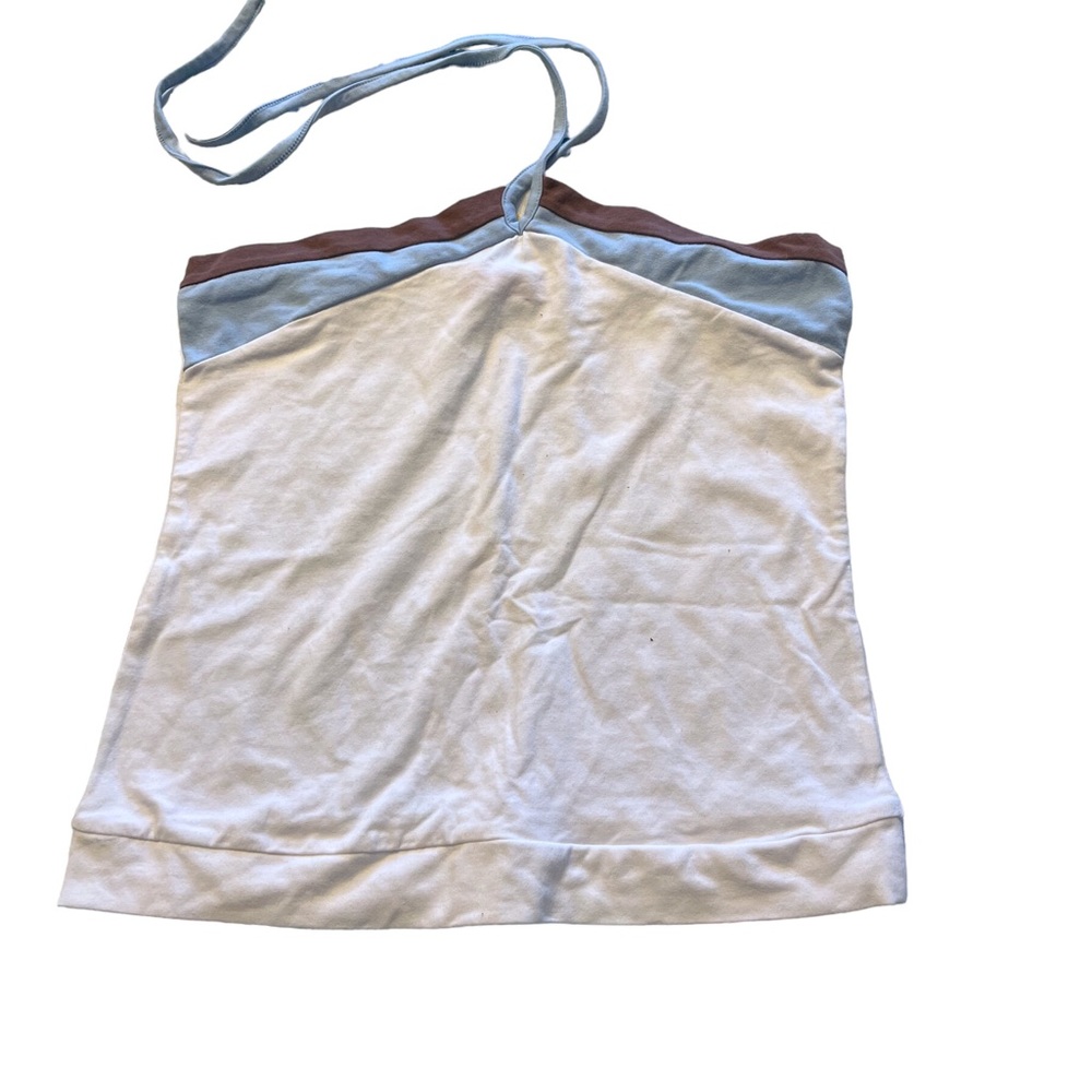 VINTAGE RETRO HALTER TOP SMALL TANK SHIRT